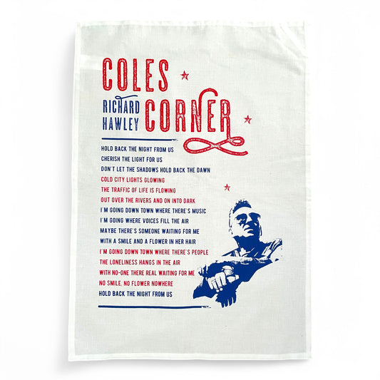 Coles Corner Lyric Tea Towel