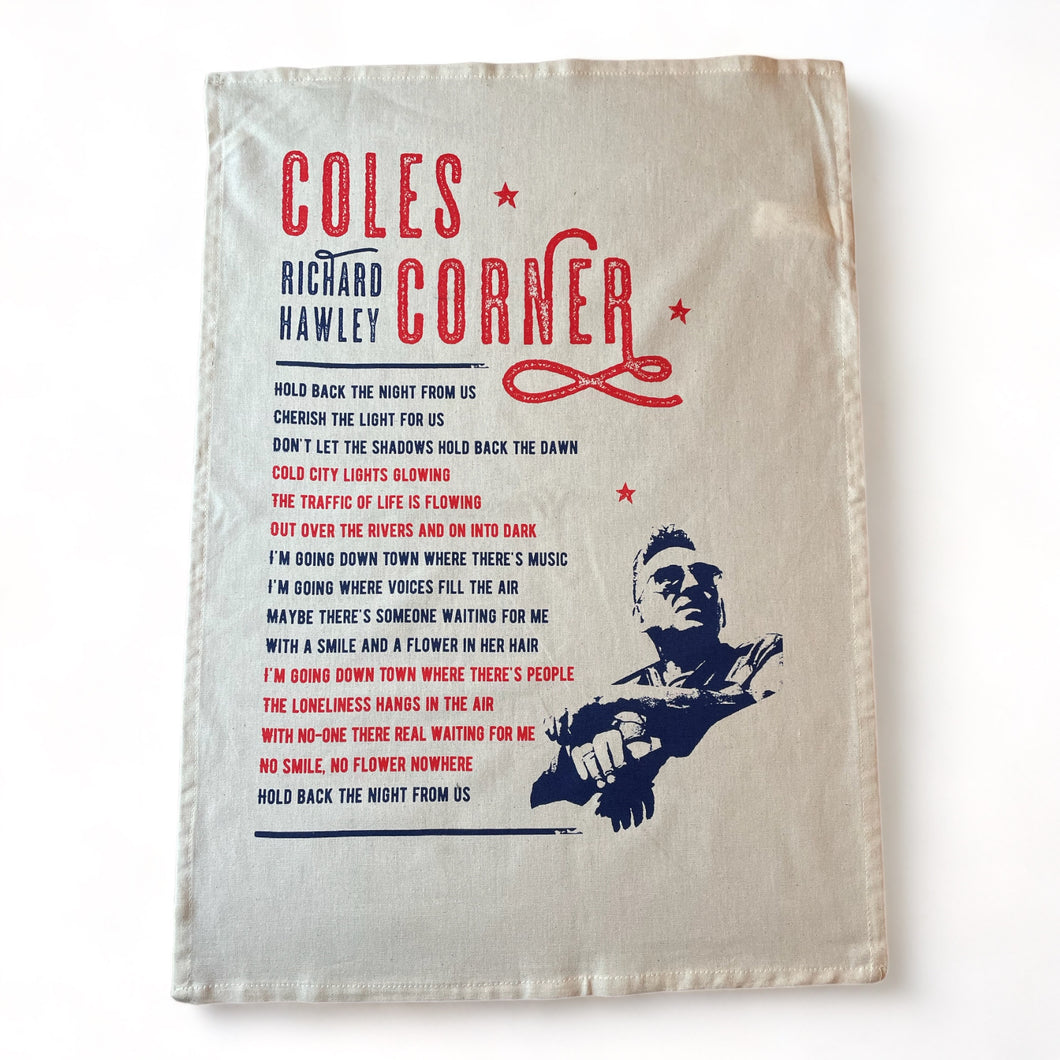 Coles Corner Lyric Tea Towel